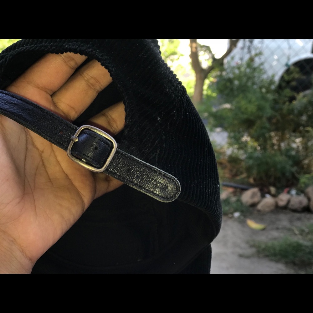 Supreme Corduroy Camp Cap (SS18) Black - Picture 7 of 8